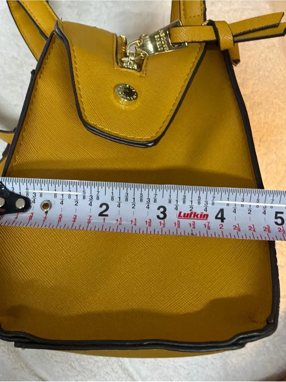 Steve Madden Yellow Structured Women’s Satchel Shoulder Bag